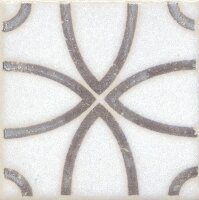 Вставка Kerama Marazzi Амальфи орнамент коричневый STG\A405\1266 9.9х9.9, шт