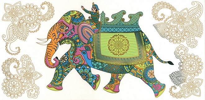 Декор Kerama Marazzi Ранголи Слон AC242\11000T 60х30, шт