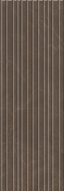 Плитка облицовочная Kerama Marazzi Низида коричневый структура обрезной 12096R 25х75, м2