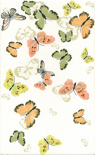 Декор Kerama Marazzi Понда бабочки матовый STG\A150\6236 40х25, шт