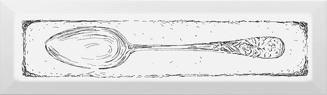 Декор Kerama Marazzi Гамма Spoon черный матовый NT\B51\2882 28.5х8.5, шт