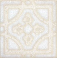 Вставка Kerama Marazzi Амальфи орнамент белый STG\B406\1266 9.9х9.9, шт