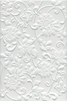 Плитка облицовочная Kerama Marazzi Аджанта цветы белый 8216 30х20, м2