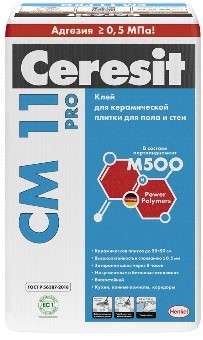 Клей для плитки Ceresit СМ 11 PRO (25 кг)
